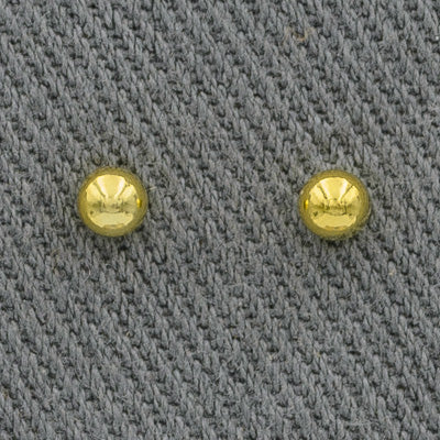 Sterling silver gold plated studs