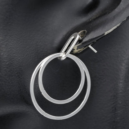 Sterling silver open circles