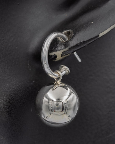 Sterling silver Pretty woman earrings 12 mm - Silvertree Jewelry #