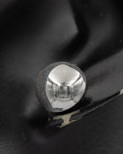 Sterling Silver Dome Stud Earrings (12 mm) - Silvertree Jewelry #