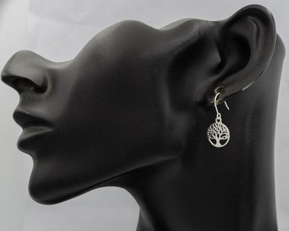 Sterling silver Tree of Life earring - Silvertree Jewelry #