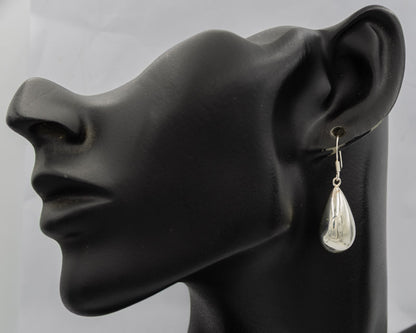 Sterling Silver Medium Teardrop Earrings - Silvertree Jewelry #