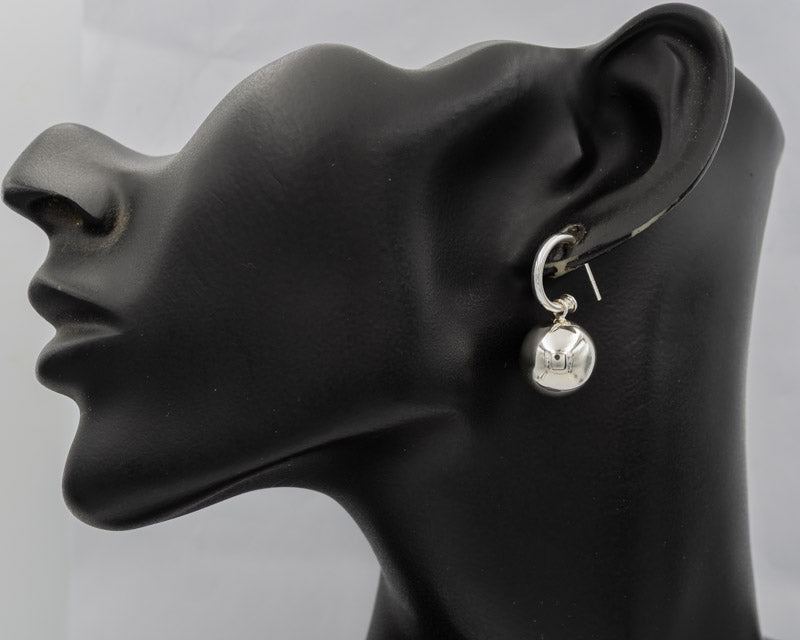 Pretty woman earring 14 mm ball - Silvertree Jewelry #