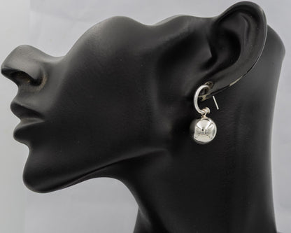 Pretty woman earring 14 mm ball - Silvertree Jewelry #