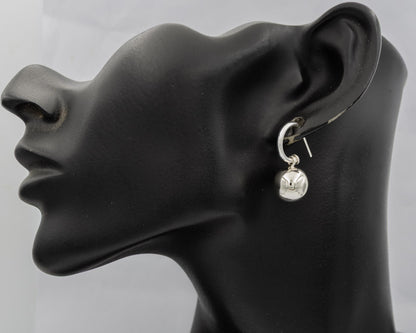 Sterling silver Pretty woman earrings 12 mm - Silvertree Jewelry #