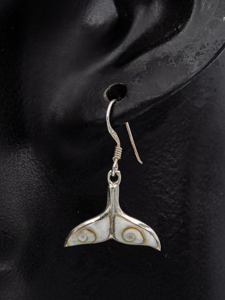 Whale tail with shiva shell danglings