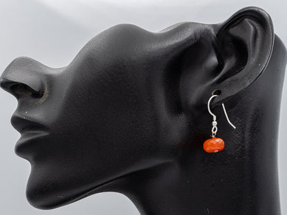 Carnelian danglings with silver