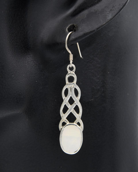 Sterling silver earrings with Mother of pearl