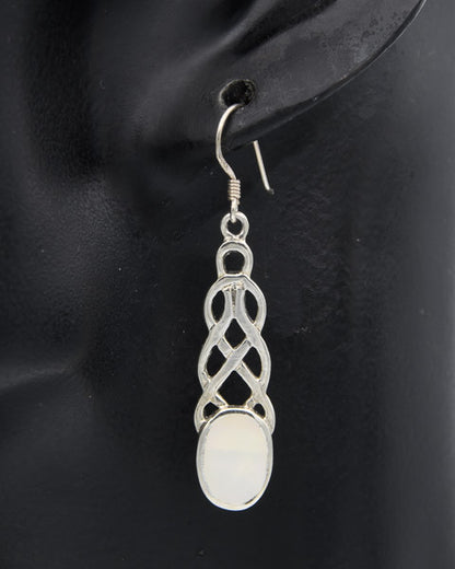 Sterling silver earrings with Mother of pearl
