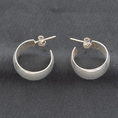Sterling Silver Hoop Earrings 1.8cm x 10mm