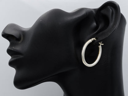 Sterling silver pipe ovals