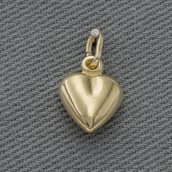 Gold plated heart pendant