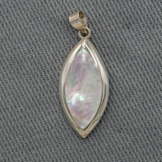 Sterling silver Mother of Pearl pendant