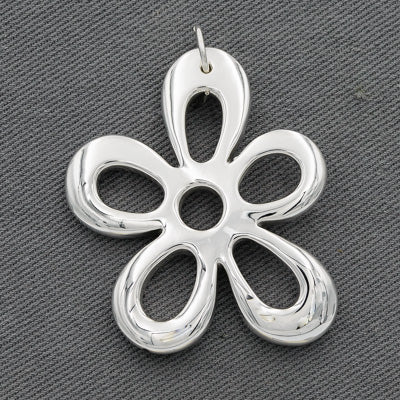 Sterling silver open daisy