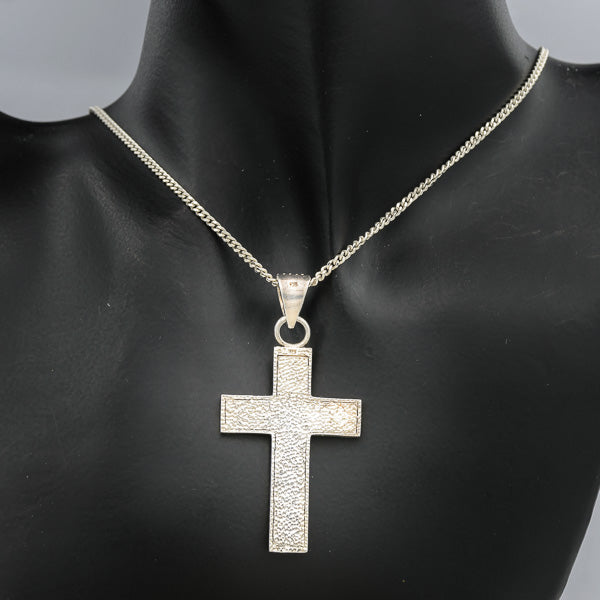 Back of marcasite cross