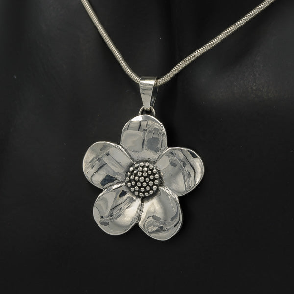 Sterling silver flower