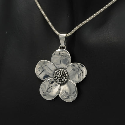 Sterling silver flower