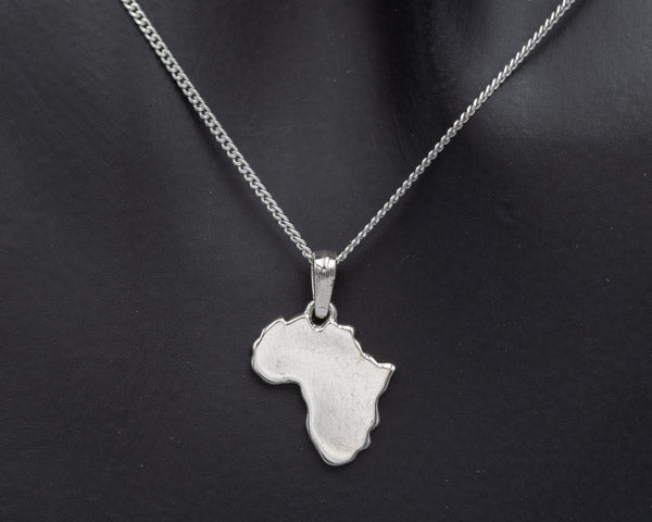 Sterling Silver Africa Pendant – Meaningful Jewellery - Silvertree Jewelry #