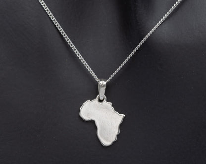 Sterling Silver Africa Pendant – Meaningful Jewellery - Silvertree Jewelry #