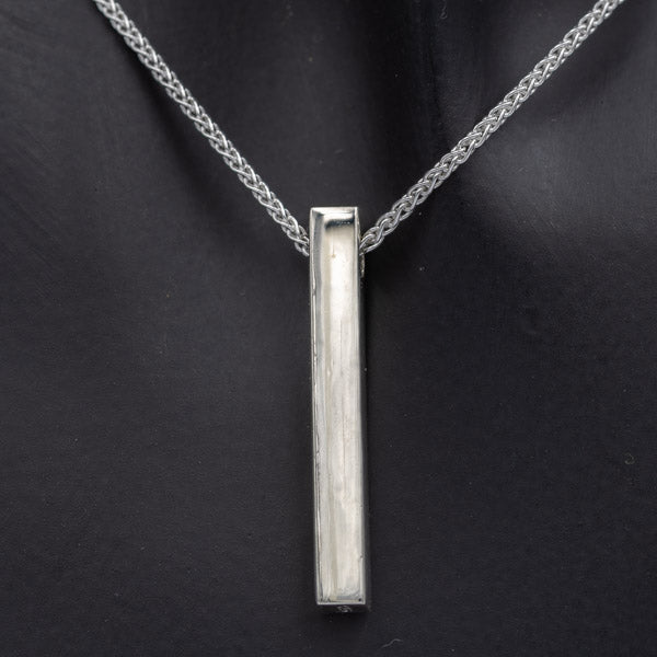 Sterling Silver Cubis Pendant – Modern Geometric - Silvertree Jewelry #