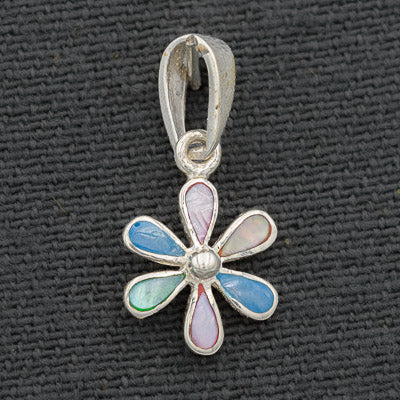 Sterling silver daisy MOP