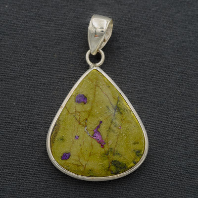 Sterling silver with Stichtite pendant