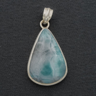 Sterling silver Larimar pendant