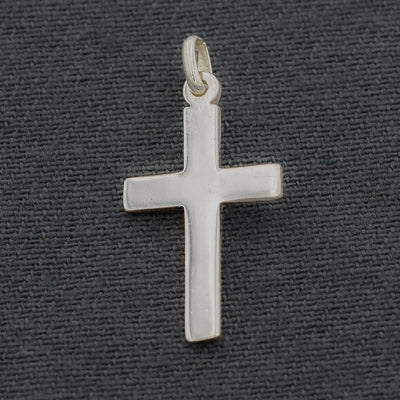 Sterling silver cross med