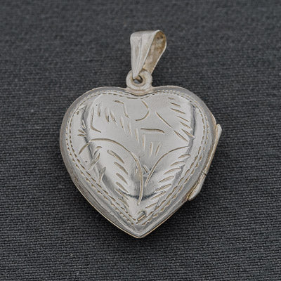 Sterling silver heart locket