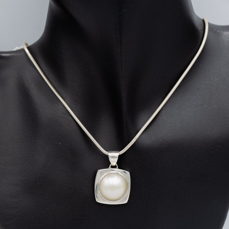 Mabe Pearl Sterling Silver Pendant