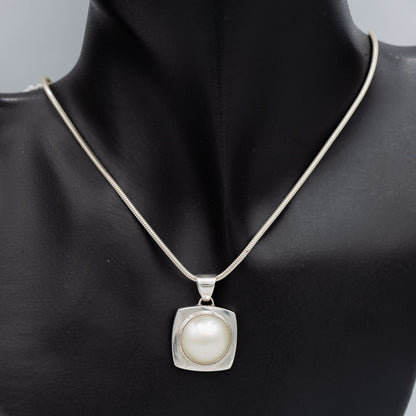 Mabe Pearl Sterling Silver Pendant