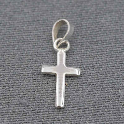 Petite Sterling Silver Cross Pendant - Silvertree Jewelry #