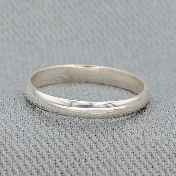 Sterling silver 3 mm band