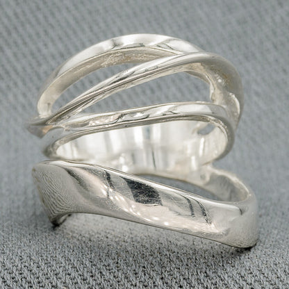 Sterling silver ring in various dimensions