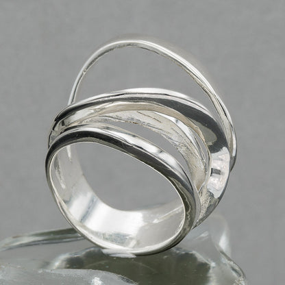 Sterling silver ring in various dimensions