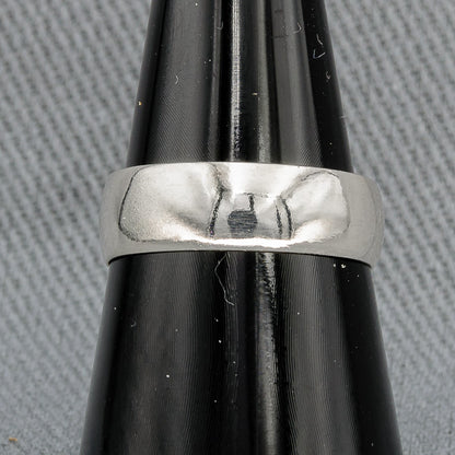 Sterling Silver Rounded Band Ring 5mm Smooth Design