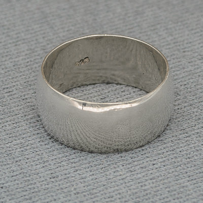 Sterling silver ring 8 mm