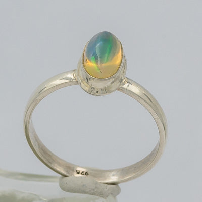 Sterling silver oval Ethiopian ring