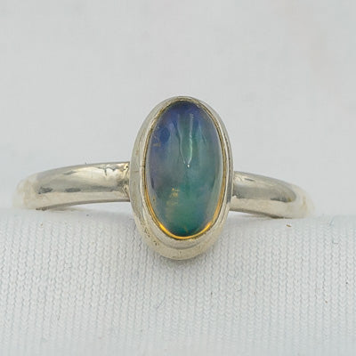 Sterling silver oval Ethiopian ring