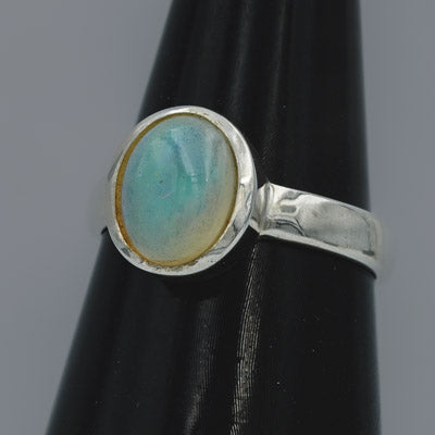 Sterling Silver Ethiopian Opal Ring - Silvertree Jewelry #