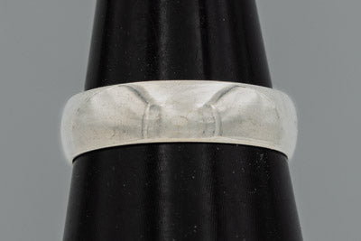 Sterling Silver Double Band Ring 5mm Half Round