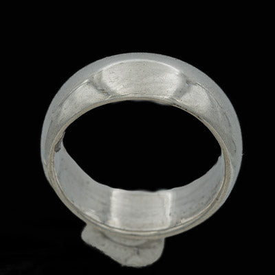 Sterling Silver Rounded Band Ring 5mm Smooth Design