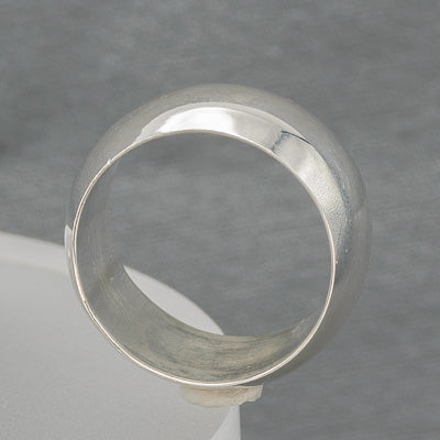 Sterling silver ring 8 mm