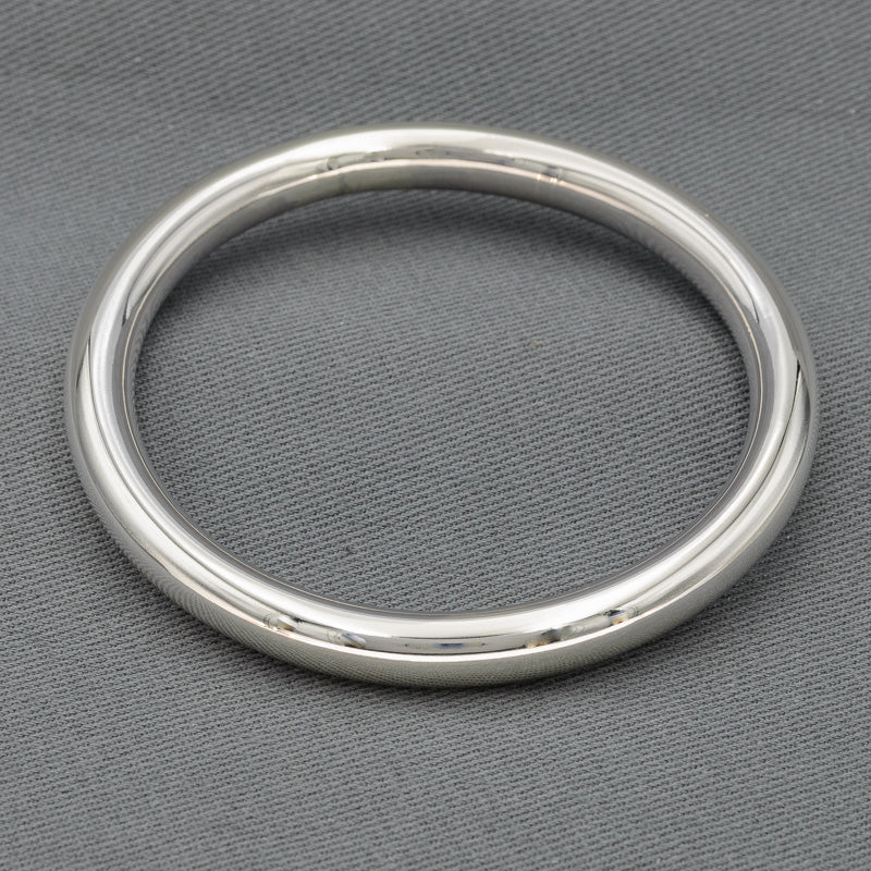 Sterling Silver Donut Bangle – 9mm
