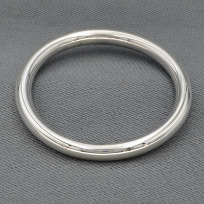 Sterling Silver Donut Bangle – 9mm
