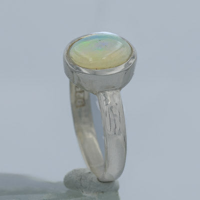 Sterling Silver Ethiopian Opal Ring