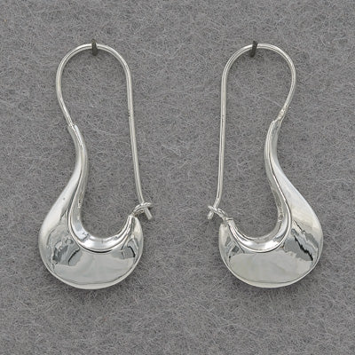 Sterling Silver Wave Earrings - Silvertree Jewelry #