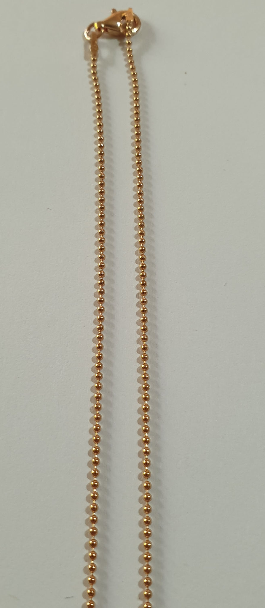 Rosegold plated chain