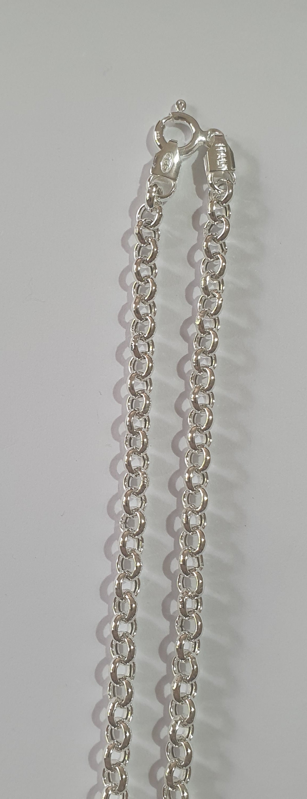 Silver belcher chain