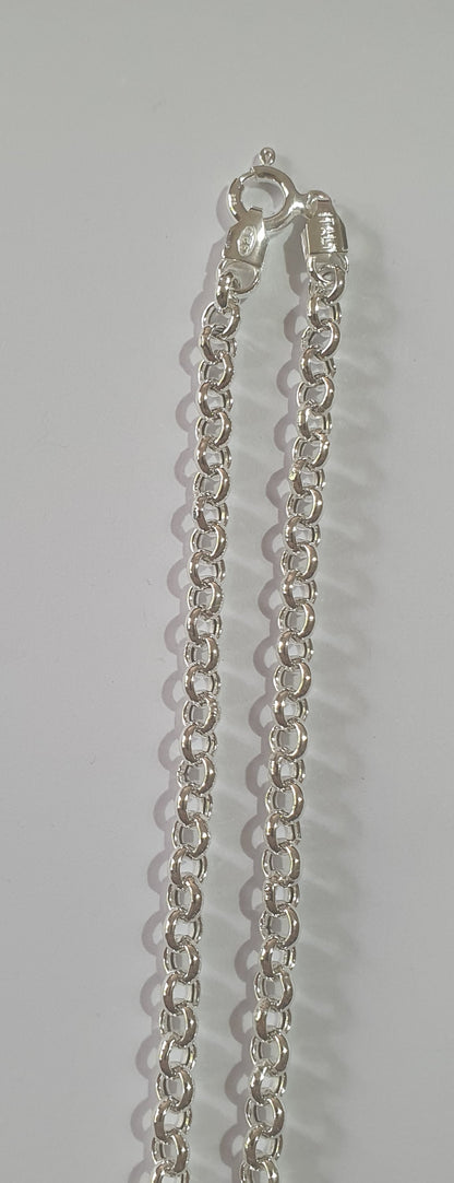 Silver belcher chain